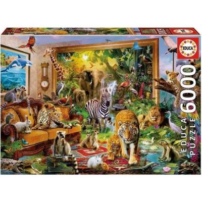 EDUCA Puzzle 6000 En Entrant Dans La Chambre 