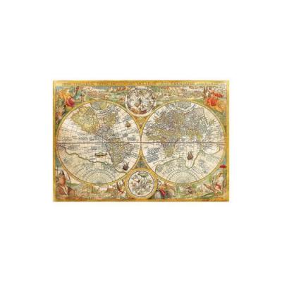 Puzzle adulte pays : vieille carte du monde - 2000 pieces