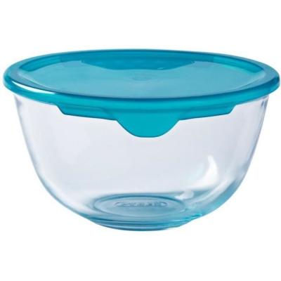 PYREX Bol de pr&eacute;paration + couvercle en plastique 16 cm transparent