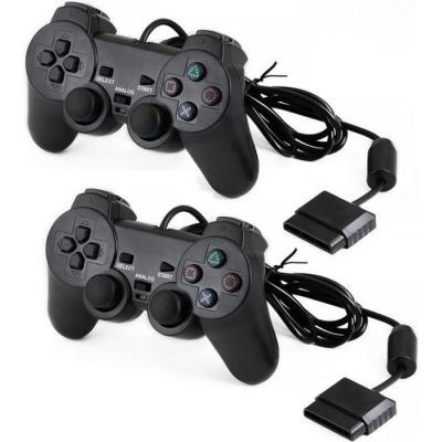 QUMOX Manette Dual Shock Contr&ocirc;leur Compatible Pour Playstation 2 / Ps2 Noire - manette compatible