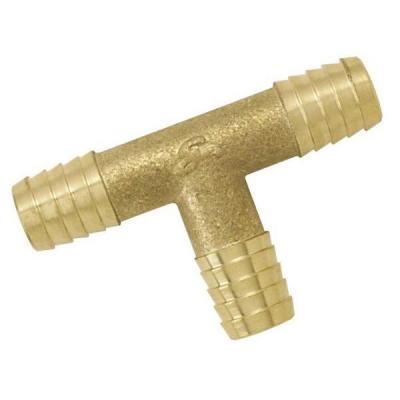 BOUTT&Eacute; - Raccord T&eacute; cannel&eacute; cylindrique pour tuyau &Oslash;15