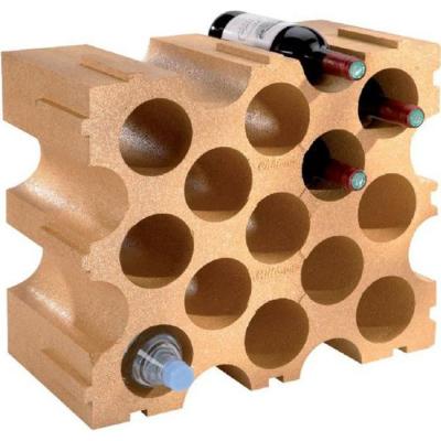 Casier &agrave; vin en plastique ""Terrakotta"" pour 15 bouteilles