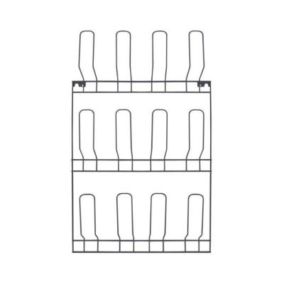 Range-chaussures &agrave; suspendre gris, 6 paires maximum H.72 x l.44.4 cm