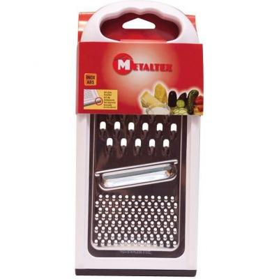 Metaltex universalhobel inox mit gummilippe griff/rahmen abs