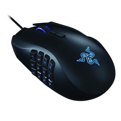 Razer Naga Chroma - Souris - pour droitiers - laser - 19 boutons - filaire - USB