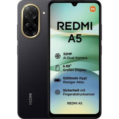 Smartphone Xiaomi Redmi A5 4Go RAM 128Go Noir 