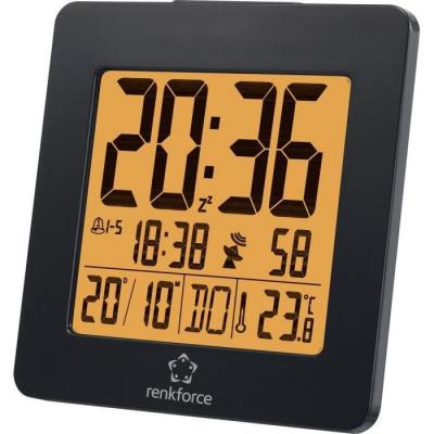 Renkforce 1383425 radiopilot&eacute;(e) R&eacute;veil Noir Heures de r&eacute;veil 2