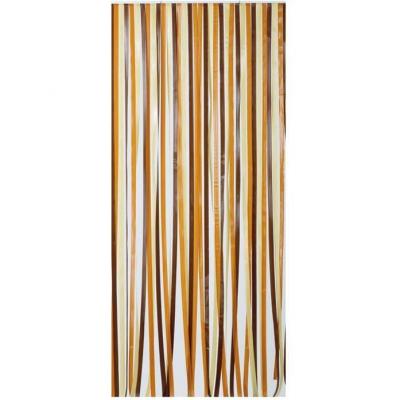 Morel Rideau porti&egrave;re polyet.antill.bru.Beig 90x200