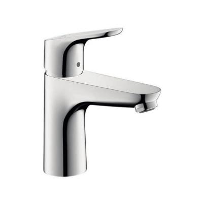 Mitigeur lavabo Focus 100 Eco C3, avec tirette et vidage chrom&eacute;