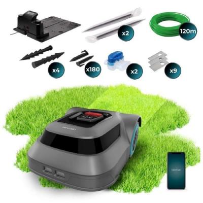Cecotec Robot Tondeuse &agrave; Gazon Conga Grasshopper 500 Map Connected