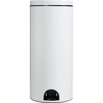 Rossignol - Poubelle &agrave; p&eacute;dale 30l blanc 90233 - blanc