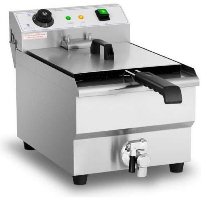 Friteuse Electrique Professionnelle Friteuse Restaurant Robinet 230 V 13L 3200W
