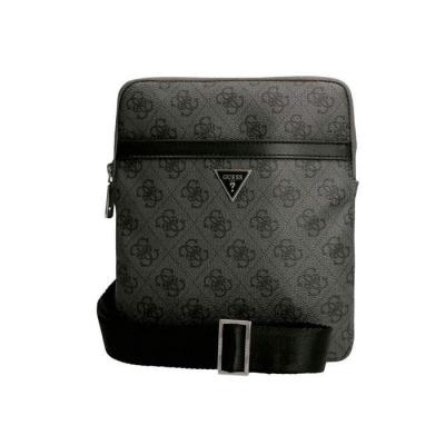 GUESS Sac &agrave; bandouli&egrave;re 'VEZZOLA' noir / gris basalte