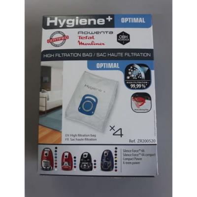 Rowenta - boite de 4 sacs hygi&egrave;ne + silence force pour aspirateur