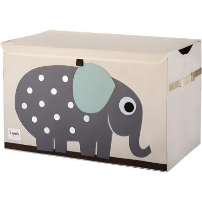 Sac et bac &agrave; jouets - Caisse de rangement Elephant