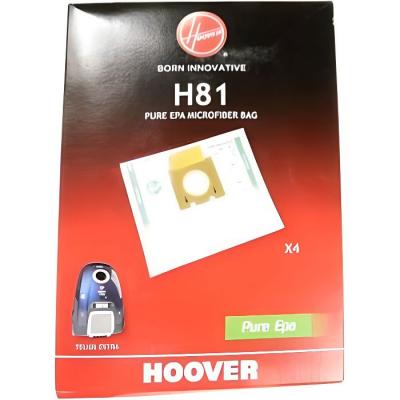 Sacs micro-fibres (x4) H81 pour Aspirateur Telios Hoover 35601865