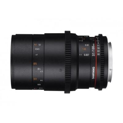 Objectif Zoom SAMYANG pour Sony E 100 mm Macro T3.1 VDSLR Noir