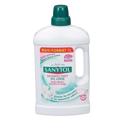 D&eacute;sinfectant Du Linge Fleurs Blanches Sanytol - Le Bidon D'1 L