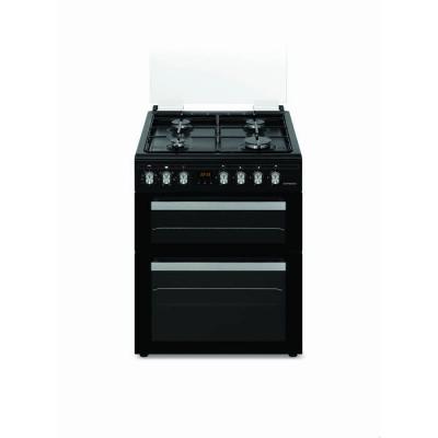 Schneider SCCG64DO-BM - Cuisini&egrave;re double four 4 feux gaz Black mat