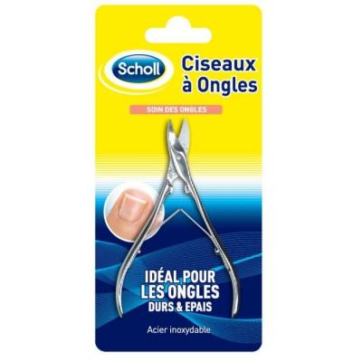Scholl SOIN DES ONGLES - Ciseaux &agrave; Ongles - Ongles Durs et &Eacute;pais