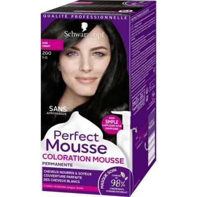 Coloration Permanente Noir 200 Schwarzkopf - La Boite De 92,5 Ml
