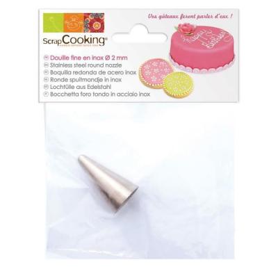 ScrapCooking - Douille p&acirc;tissi&egrave;re fine en inox