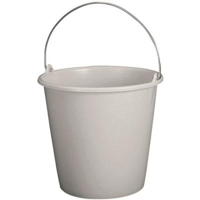 Aluminium et plastique seau 10l*gris mouchete*rivaton*s10