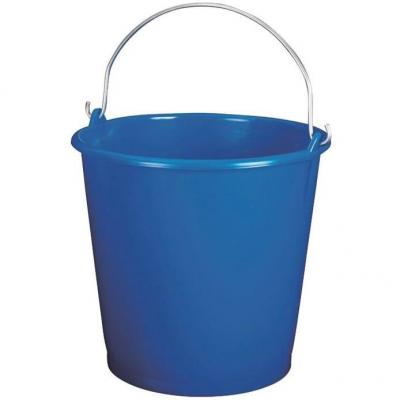 Aluminium et plastique seau 12l/26cm*bleu *rivaton*s12
