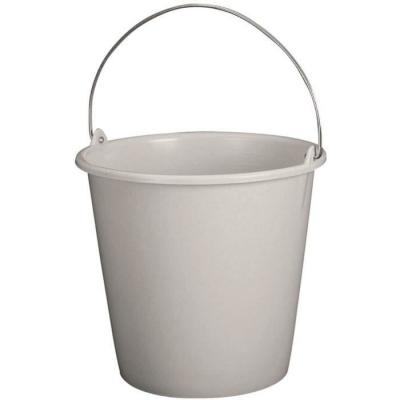 Aluminium Et Plastique - seau m&eacute;nage 12L gradu&eacute; gris mouchet&eacute; RIVS12