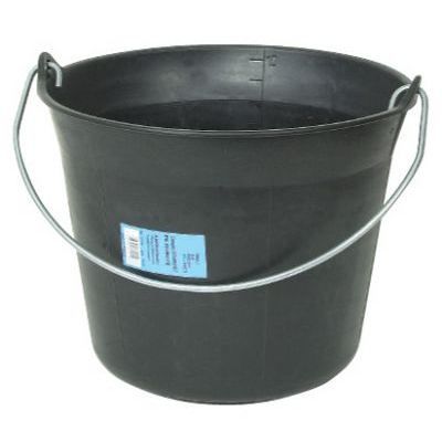 Seau de ma&ccedil;on poly&eacute;thyl&egrave;ne noir VINMER 11L - S11 P SO