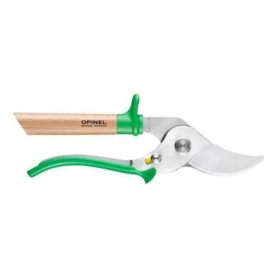 S&eacute;cateur Opinel No. 07 vert, 3 positions de r&eacute;glage, lame inox 7,5 cm, mango carpe, 00162828