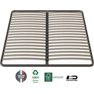 Sedac sommier 160x200 - 18 lattes 53mm - anthracite 6315814362004