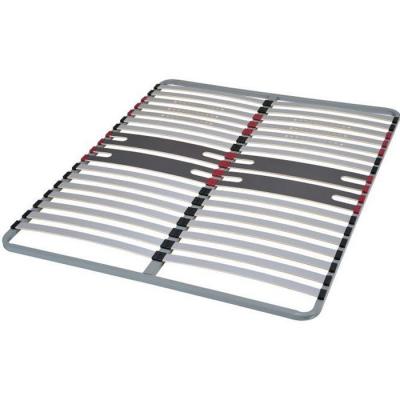 OPTIZONES cadre a lattes 160x200 - 2places - Gris