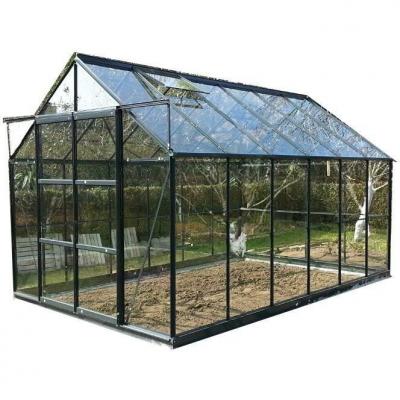 Serre jardin verre tremp&eacute; 4 mm - Sekurit 128 - 8,9 m&sup2;