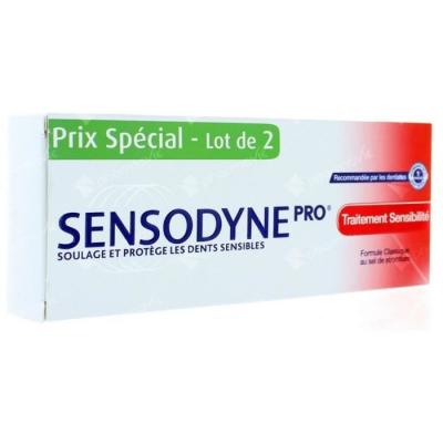 Sensodyne pro traitement sensibilit&eacute; duo 75ml