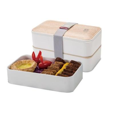 Lunch Box Herm&acute;Tique Avec Couverts Kwood2 Blanche Kitchenfriday
