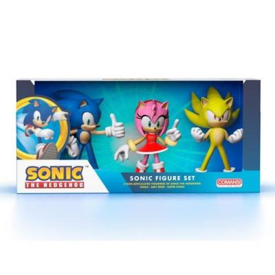 Figurine Comansi Sonic The Hedgehog (x3)