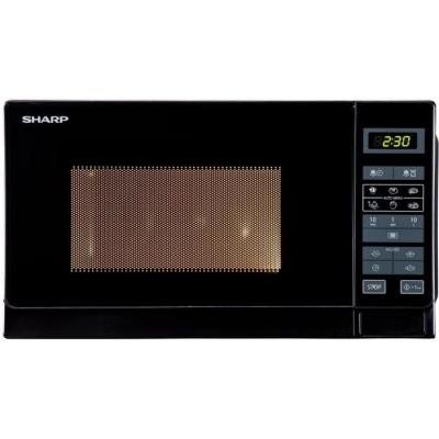 Sharp Four Mi&shy;CRO-ONDES R-242BKW - Pose Libre - Noir