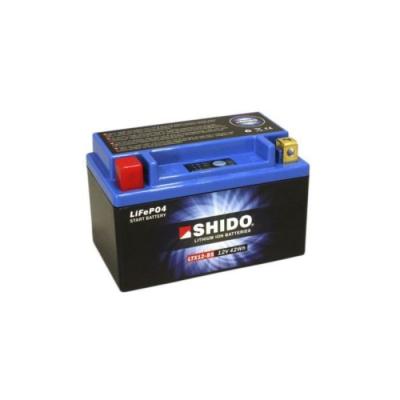 SHIDO Batterie Lithium-Ion, moto & scooter, LTX12-BS