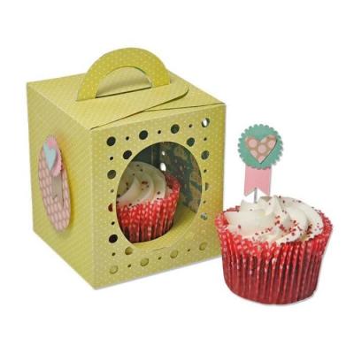 SIZZIX Matrice de d&eacute;coupe Thinlits Set 19 pi&egrave;ces - Bo&icirc;te Cupcake