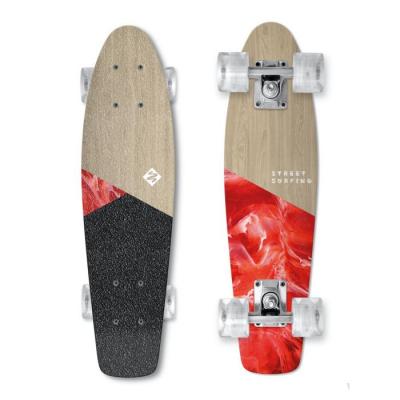 Street Surfing Beach Board Wood Bloody Mary Skateboard 25&acute;&acute; Dor&eacute;