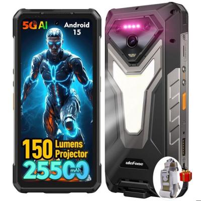Ulefone Armor 34 Pro 5G Smartphone Incassable Android 15 32Go+512Go 25500mAh 6.95"" 1100LM