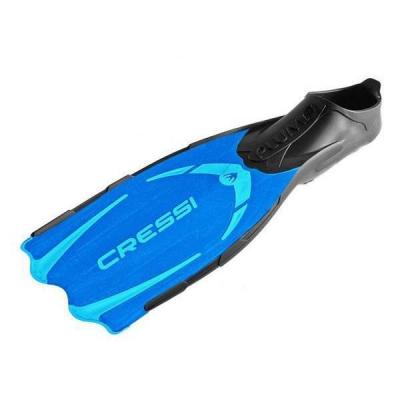 Cressi Mixte Pluma Palme snorkeling, Bleu/Azure, 35/36