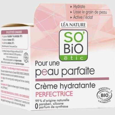 SO'BiO &eacute;tic Cr&egrave;me Hydratante Perfectrice pour une Peau Parfaite 50 ml