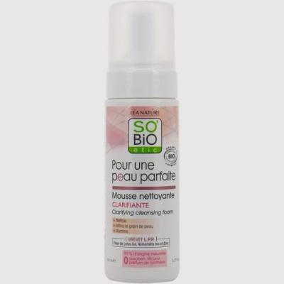 So'Bio Pour Une Peau Parfaite Mousse Nettoyante &Eacute;claircissante 150 ml