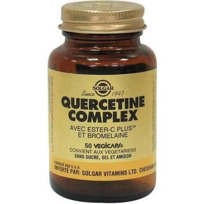 Solgar Querc&eacute;tine Complexe G&eacute;lules V&eacute;g&eacute;tales - Flacon 50 g&eacute;lules