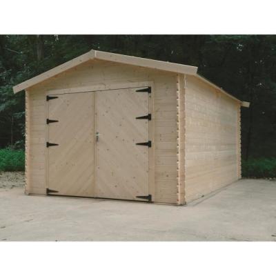 Solid Garage en bois Hobby 28mm (358x508cm)