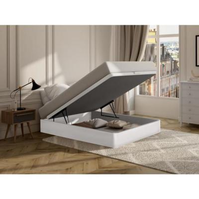 Sommier coffre HESTIA de DREAMEA PLAY - Blanc mat - 160 x 200 cm