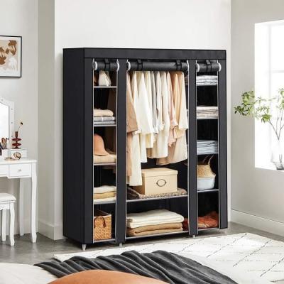 Armoire penderie toile noir