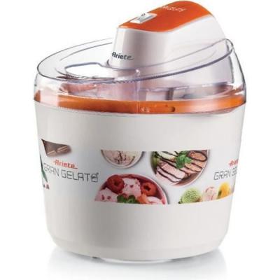 Ariete Gran Gelato Ijsmaker 12 W Wit en Orange